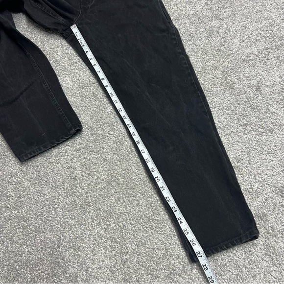 Vintage Gap Jeans Womens 8 Black Reverse Fit Ankle No 9 Y2K Grunge Regular USA - Picture 2 of 8